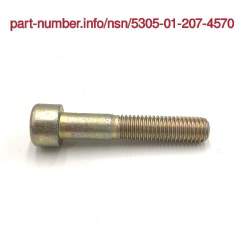 Picture of NSN 5305-01-207-4570 NSN 5305-01-207-4570