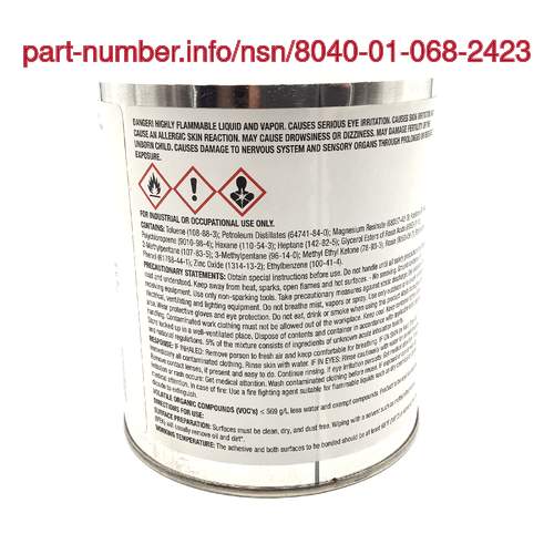 Picture of NSN 8040-01-068-2423 NSN 8040-01-068-2423