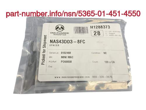 NSN 5365-01-451-4550