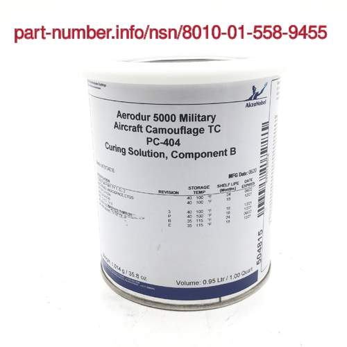 Picture of NSN 8010-01-558-9455 NSN 8010-01-558-9455