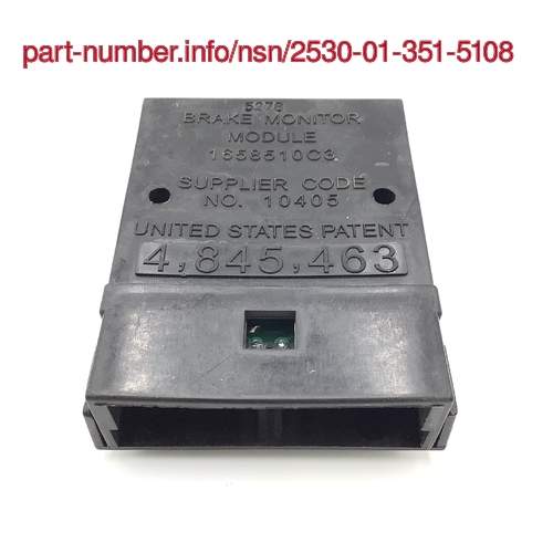 Picture of NSN 2530-01-351-5108 NSN 2530-01-351-5108