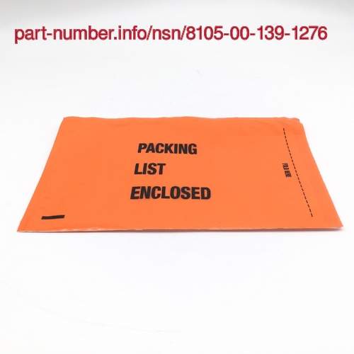 Picture of NSN 8105-00-139-1276 NSN 8105-00-139-1276