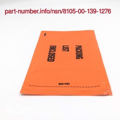 Picture of NSN 8105-00-139-1276 NSN 8105-00-139-1276