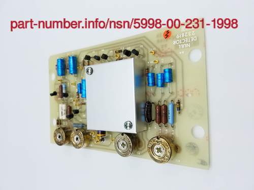 NSN 5998-00-231-1998