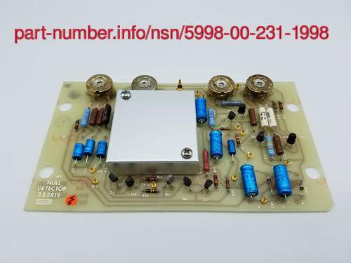 NSN 5998-00-231-1998