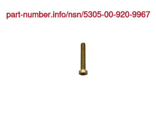 NSN 5305-00-920-9967
