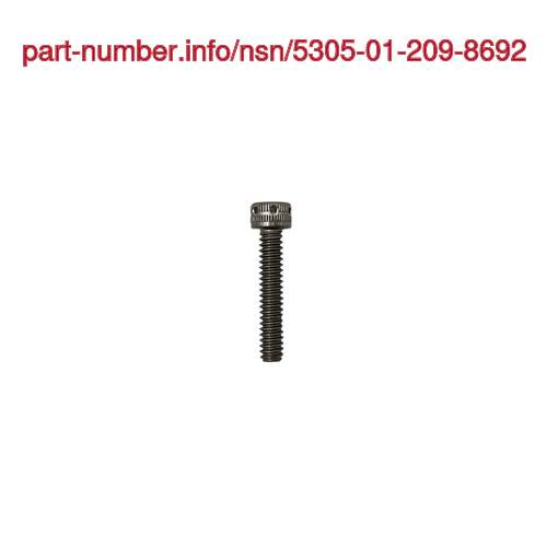 NSN 5305-01-209-8692