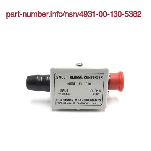 Picture of NSN 4931-00-130-5382 NSN 4931-00-130-5382