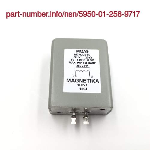 Picture of NSN 5950-01-258-9717 NSN 5950-01-258-9717