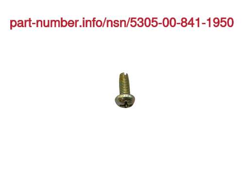 NSN 5305-00-841-1950