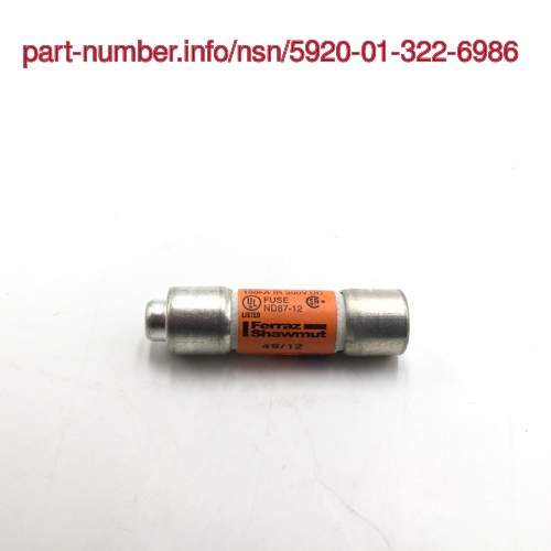 Picture of NSN 5920-01-322-6986 NSN 5920-01-322-6986