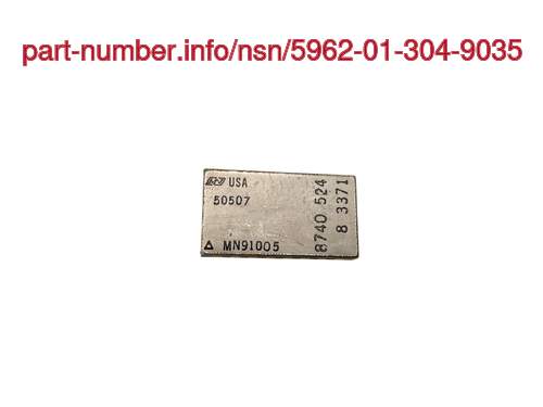 NSN 5962-01-304-9035