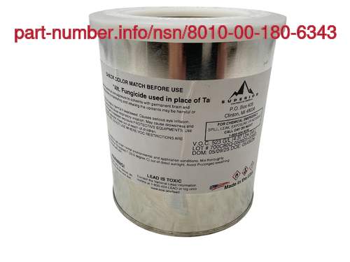 NSN 8010-00-180-6343