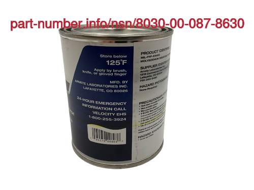 NSN 8030-00-087-8630