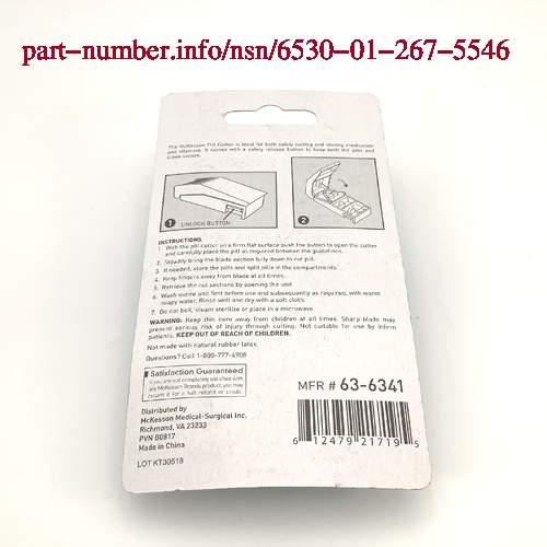 Picture of NSN 6530-01-267-5546 NSN 6530-01-267-5546