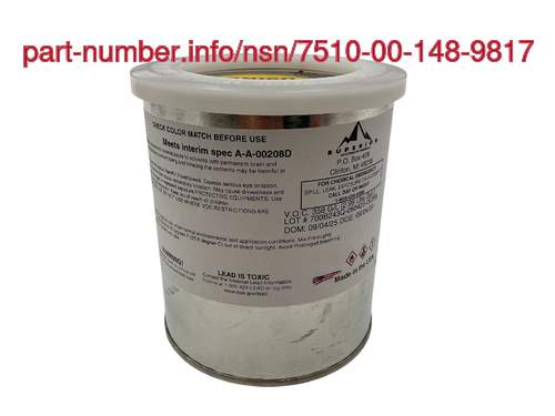 Picture of NSN 7510-00-148-9817 NSN 7510-00-148-9817