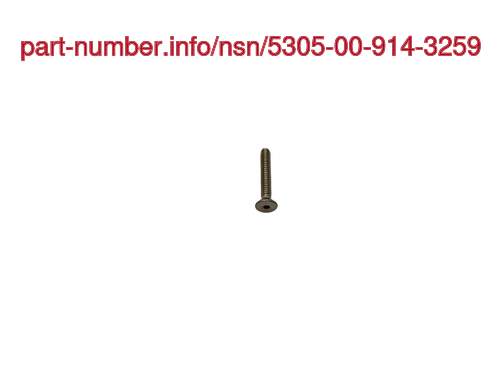 NSN 5305-00-914-3259