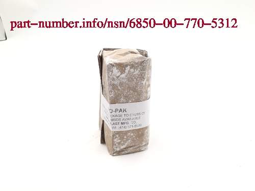 Picture of NSN 6850-00-770-5312 NSN 6850-00-770-5312