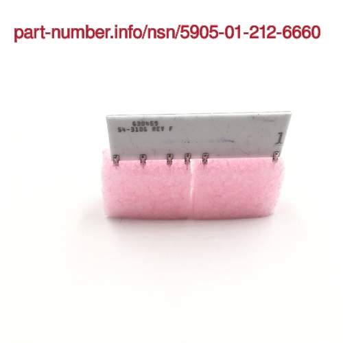 Picture of NSN 5905-01-212-6660 NSN 5905-01-212-6660