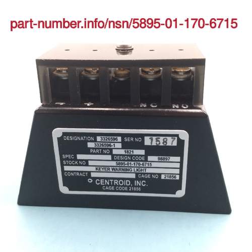 NSN 5895-01-170-6715