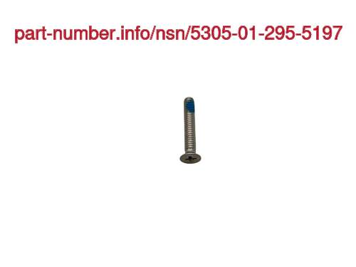 Picture of NSN 5305-01-295-5197 NSN 5305-01-295-5197