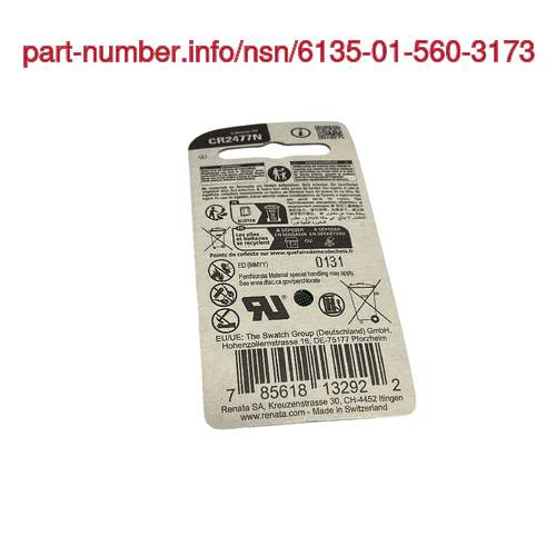 NSN 6135-01-560-3173