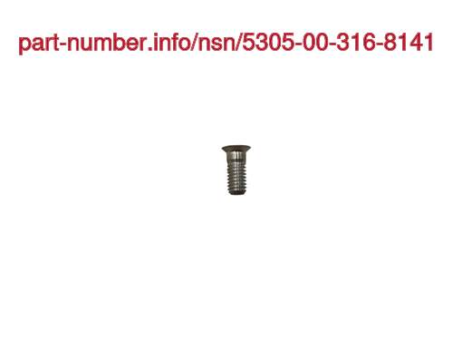 NSN 5305-00-316-8141