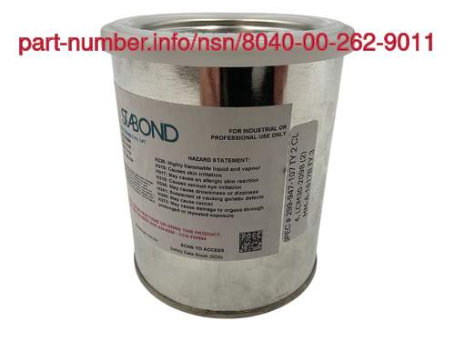 NSN 8040-00-262-9011