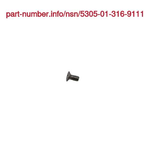 NSN 5305-01-316-9111
