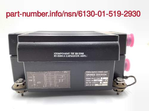 NSN 6130-01-519-2930