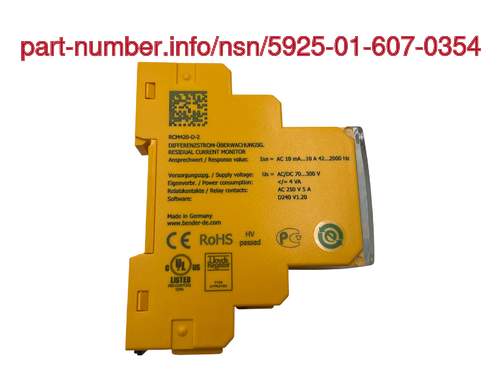 NSN 5925-01-607-0354