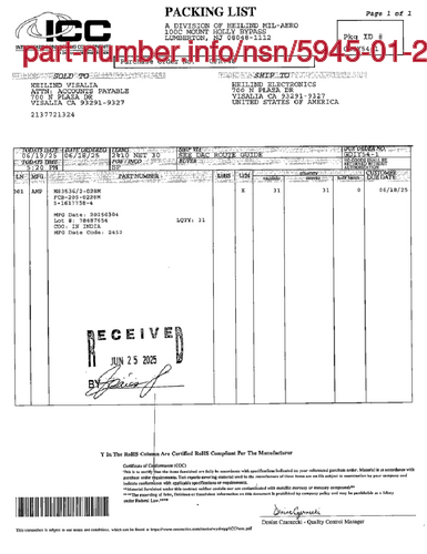 NSN 5945-01-210-9831