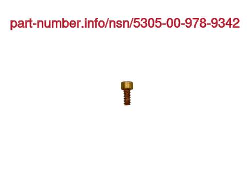 NSN 5305-00-978-9342