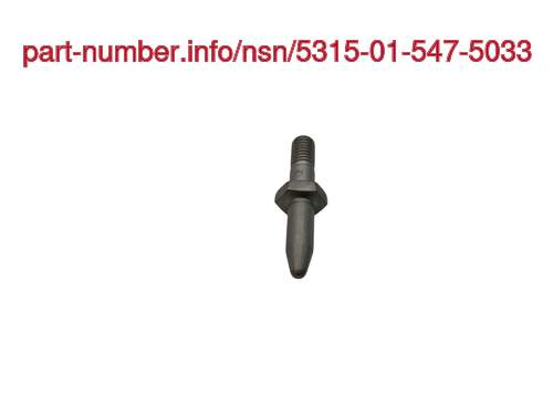 Picture of NSN 5315-01-547-5033 NSN 5315-01-547-5033