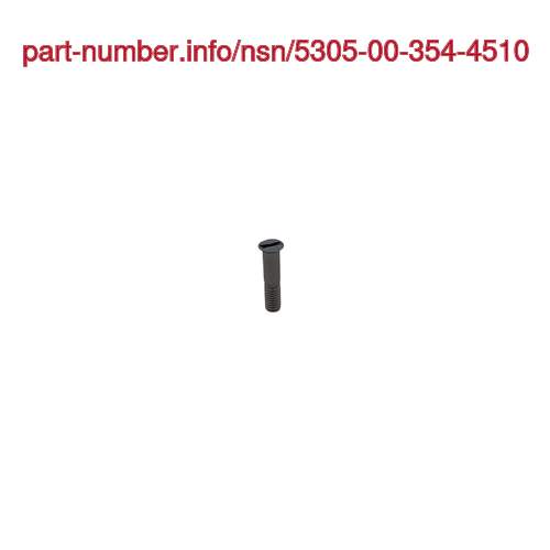 NSN 5305-00-354-4510
