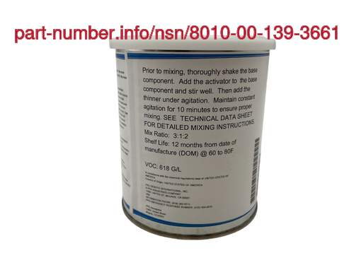NSN 8010-00-139-3661
