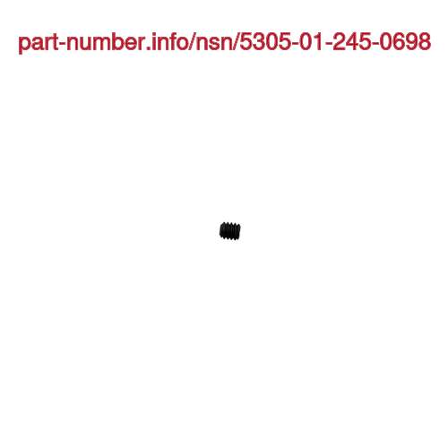 NSN 5305-01-245-0698