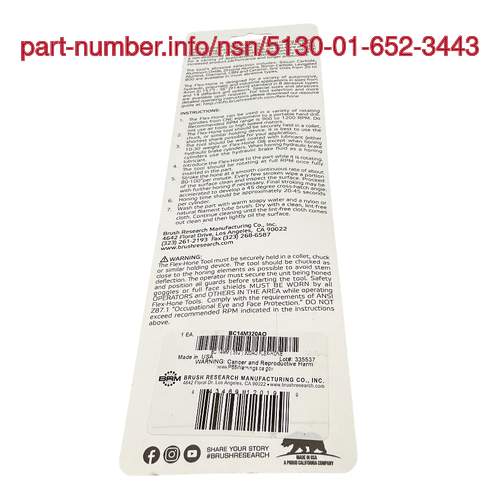 NSN 5130-01-652-3443