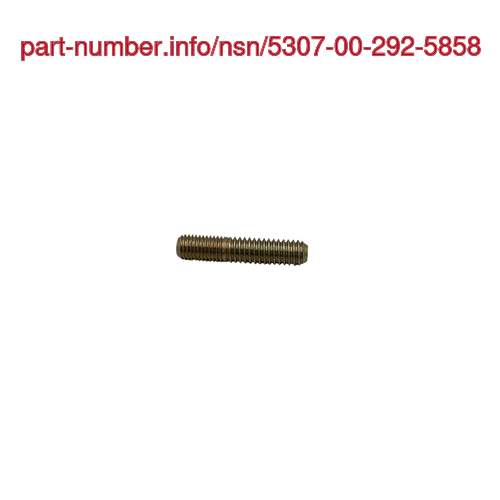 NSN 5307-00-292-5858